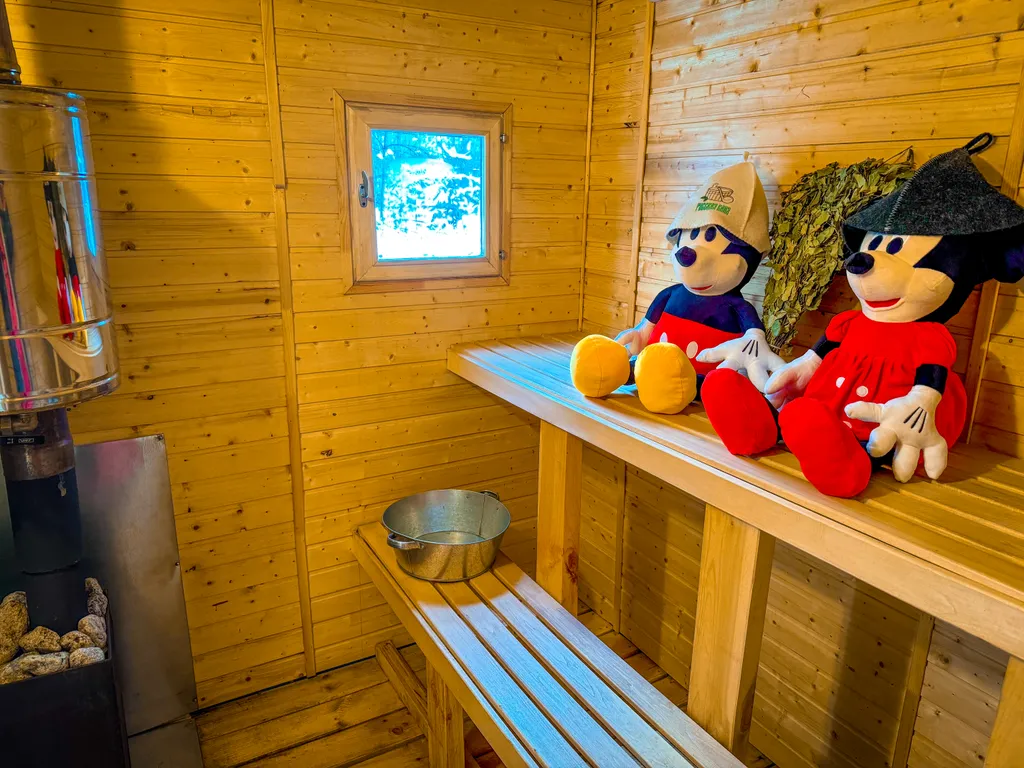 Лесной дом Микки с личной баней и чаном