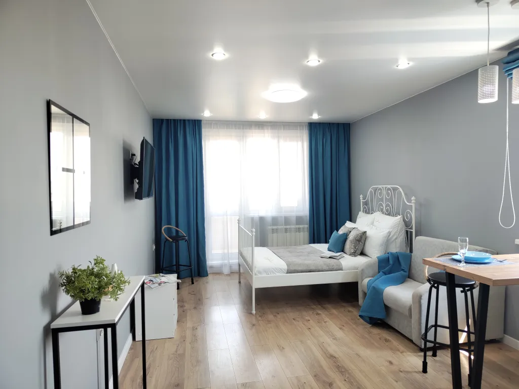 Студия с обзорным видом на весь город