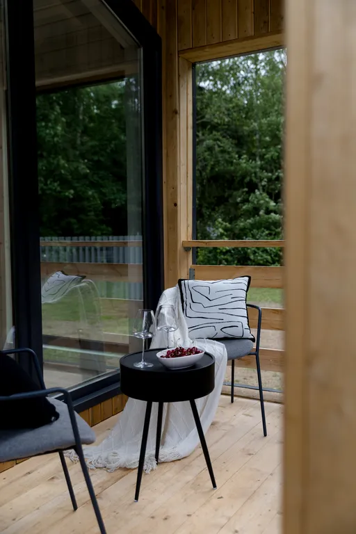 Современный дом в лесу