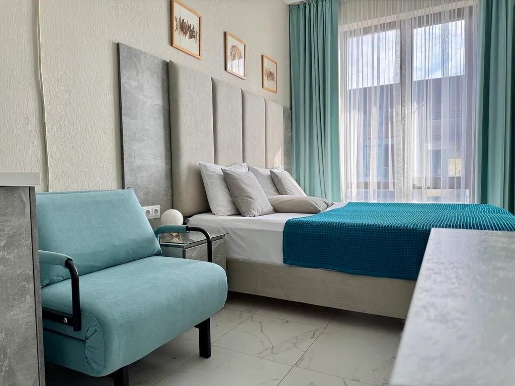 Квартира Квартира Комфорт студия с видом на море и реку — Лазаревское