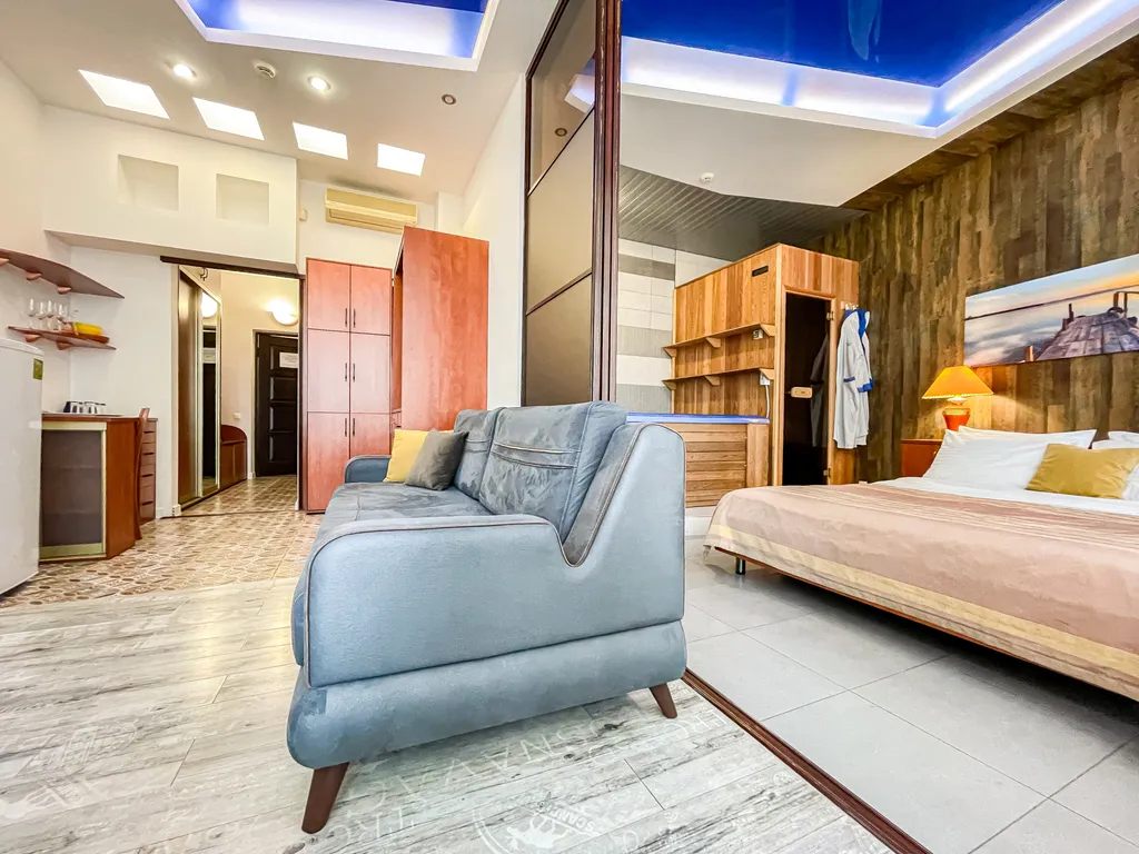 Квартира Квартира Номер студио с видом на море с собственной спа-зоной и кухней — Анапа