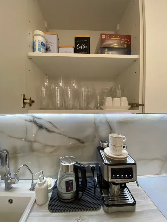 2-х комнатные апартаменты в современном стиле с камином