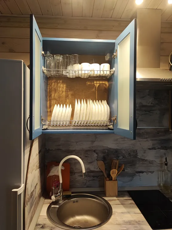 Просторный деревянный коттедж, половина дома, 2 этажа, 1Л