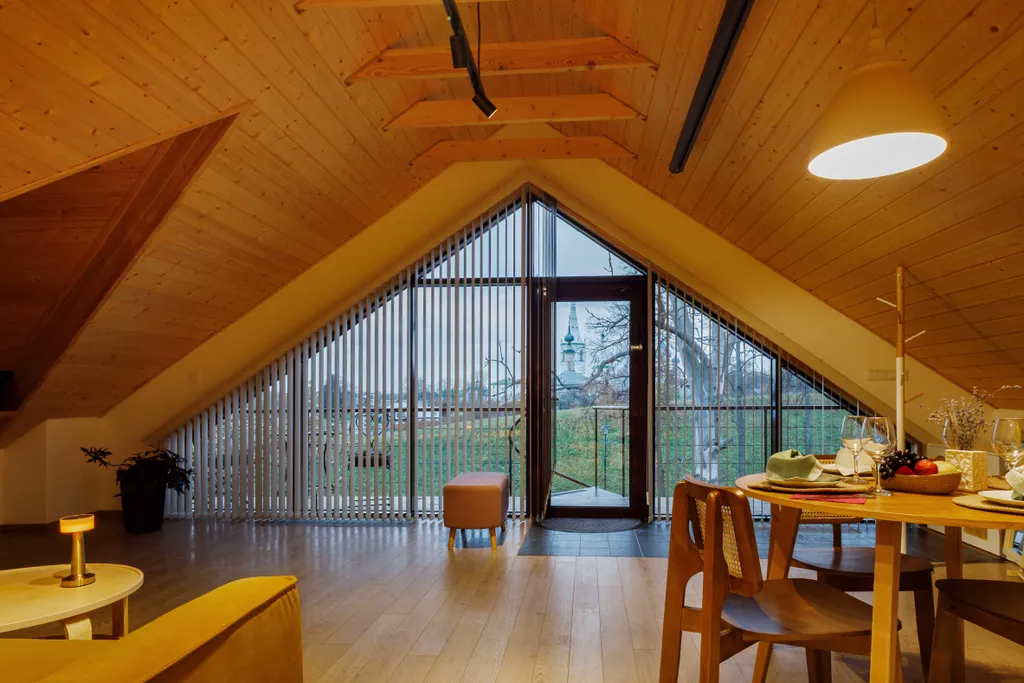 Мансарда с панорамным видом на Суздальский Кремль