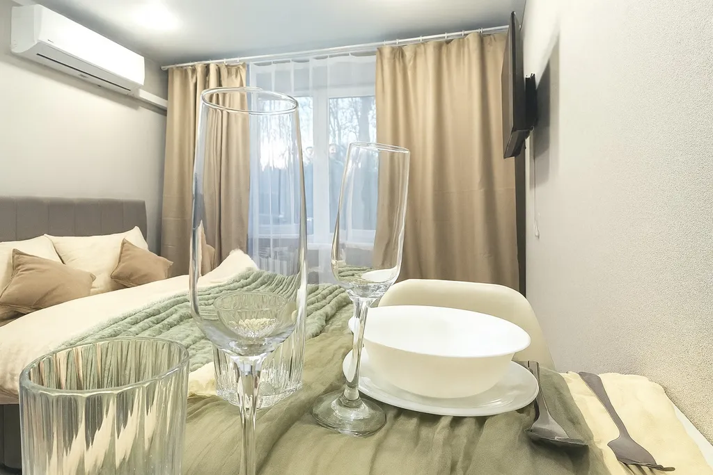 Уютная студия в апарт-отеле возле Дворца Спорта