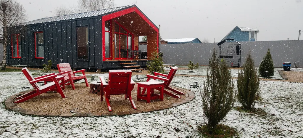 Коттедж Oasis denden дом с купелью — Михнево