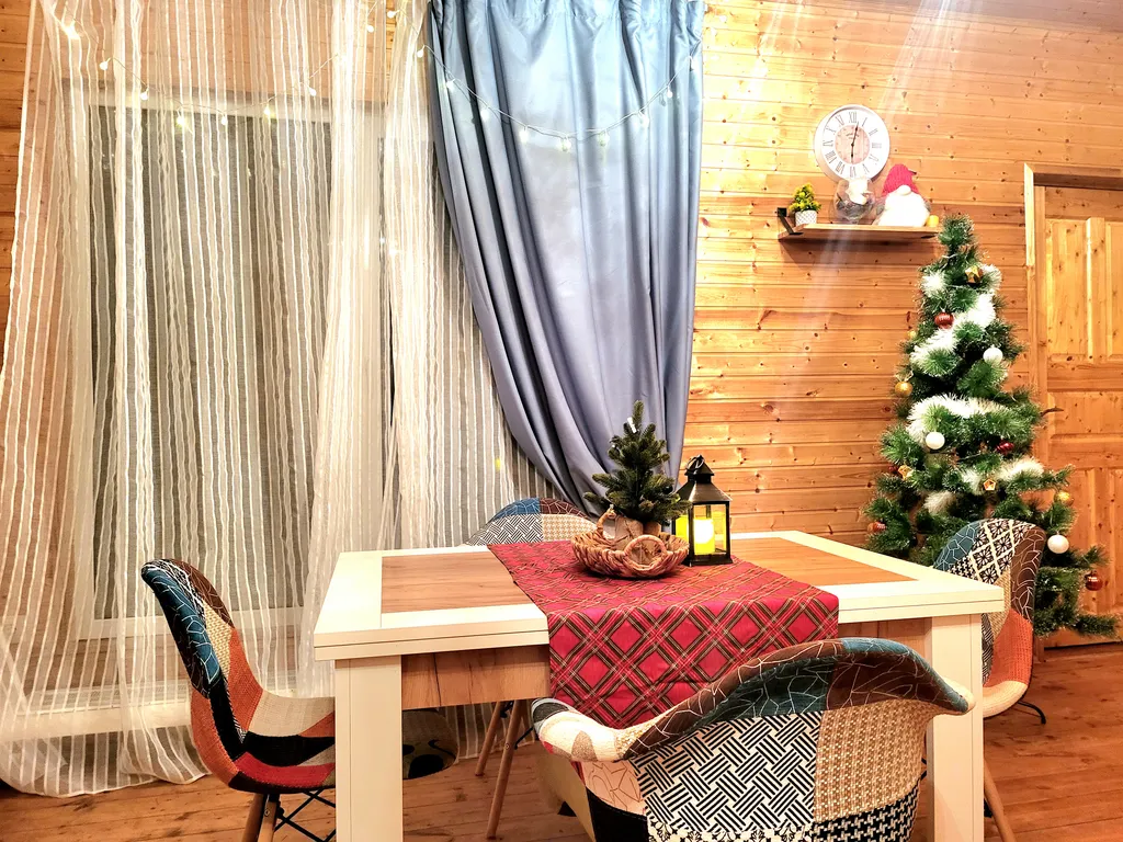 Дизайнерский домик на семейной экоферме в Немцово