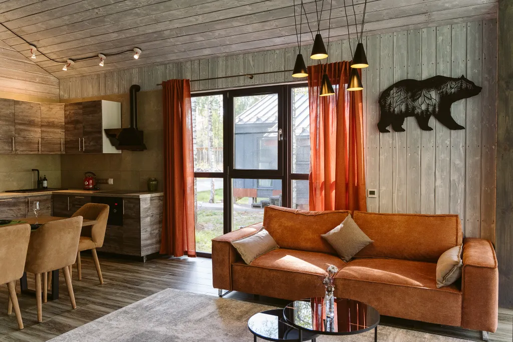 Дом "Селемина" с камином с видом на озеро