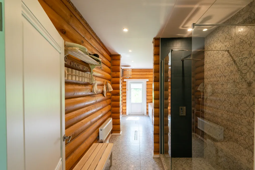 Уютный дом с баней на берегу Рузы