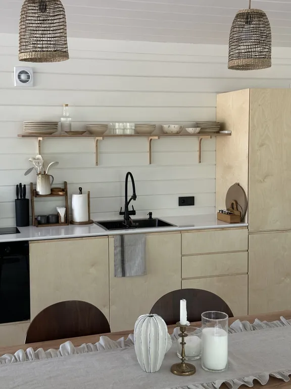 Дом у лесного озера с баней и чаном под Переславлем-Залесским