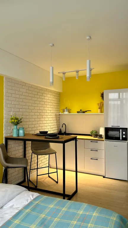 Студия Bayhouse в 2 минутах от метро Б.Момышулы для 2х гостей