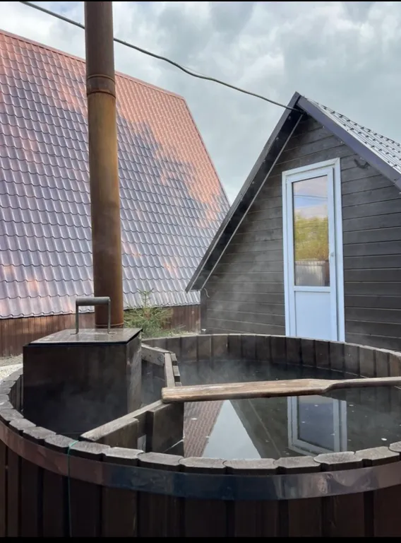 Прекрасный домик в стиле А-фрейм