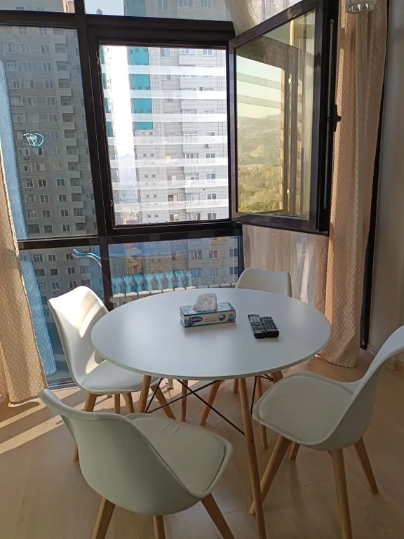 Евродвушка в элитном районе с видом на горы Коктобе