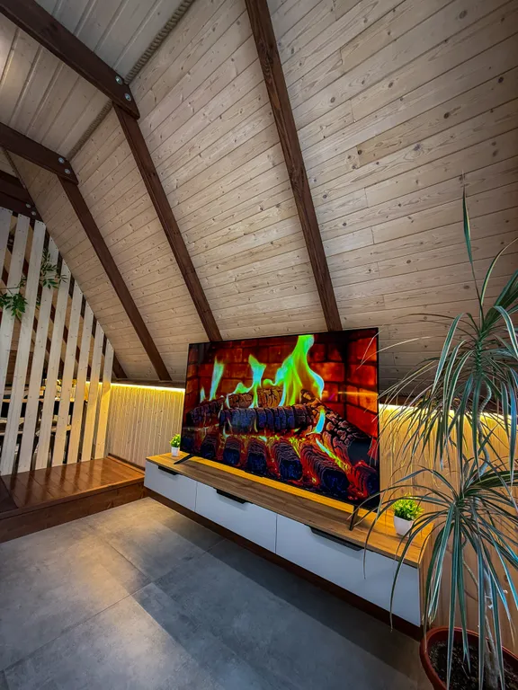 Уютные домики a-frame в горах