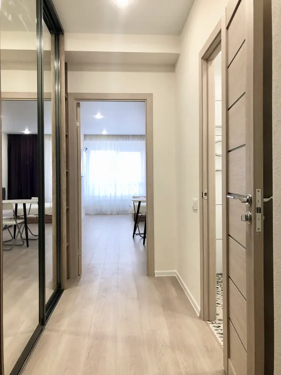 Просторная студия с красивым видом с высоты