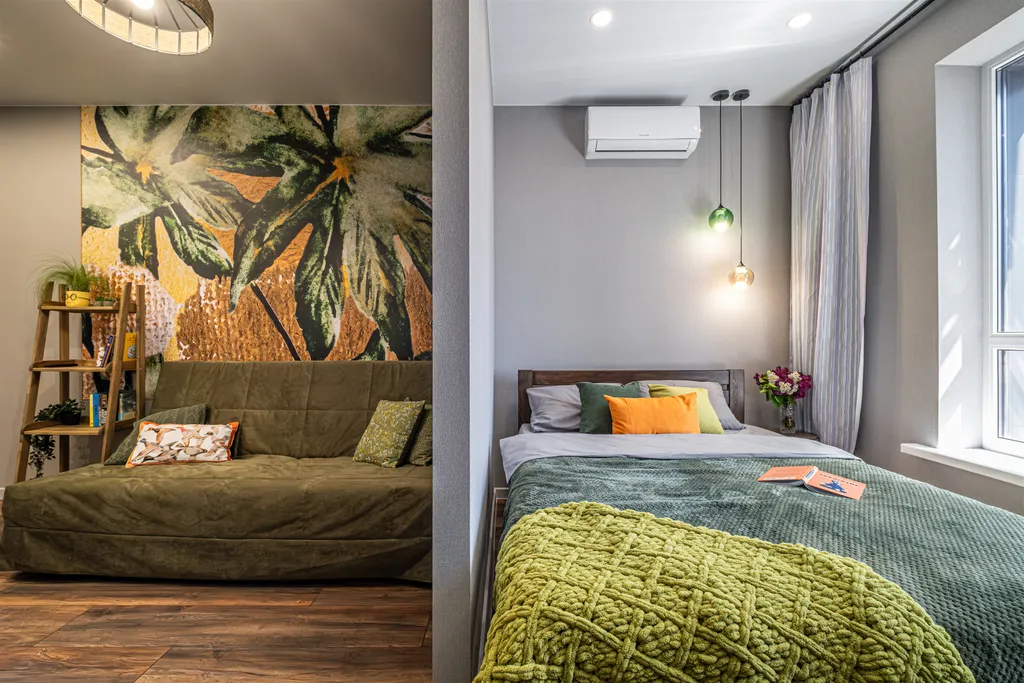 Квартира с уникальным дизайном и творческой концепцией