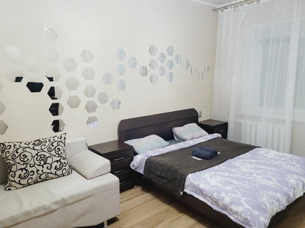 Чистая и уютная квартира с большим смарт тв