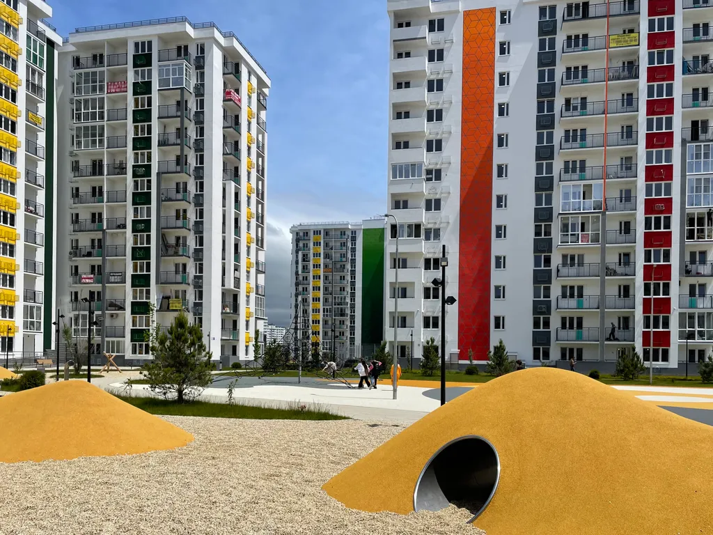 Квартира Квартира Современная и яркая студия Морент в ЖК Фрукты — Сириус