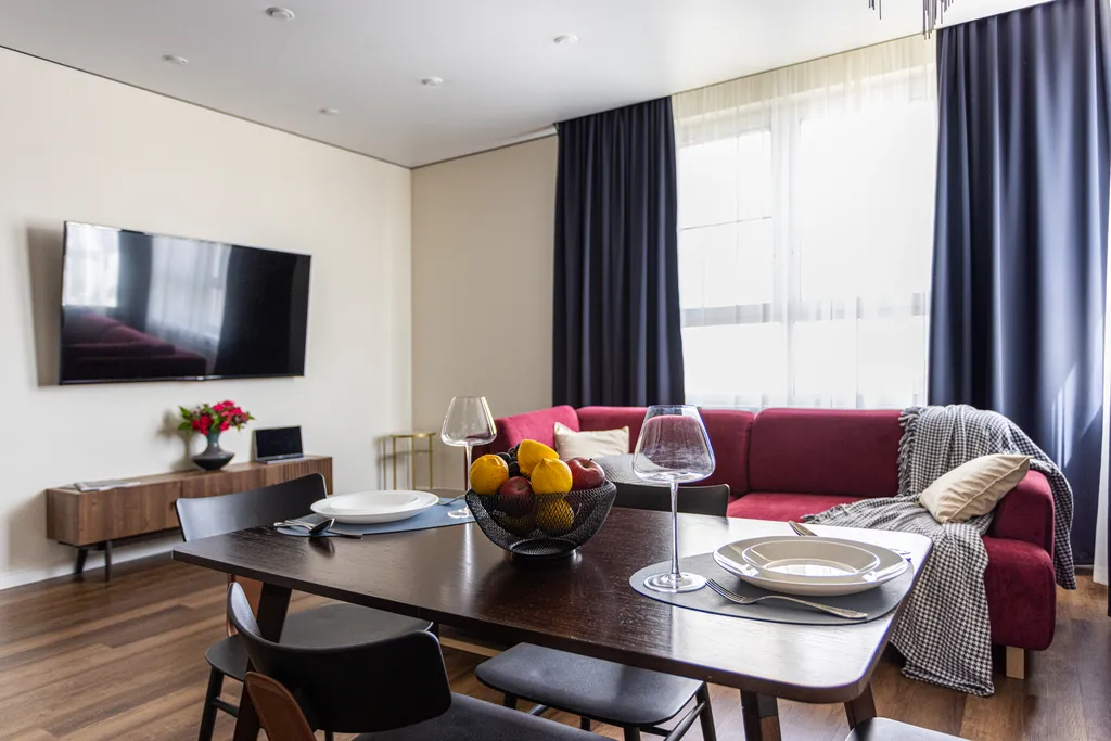 Квартира Квартира Бархат — стильный апартамент бизнес-класса рядом с метро Варшавская — Москва