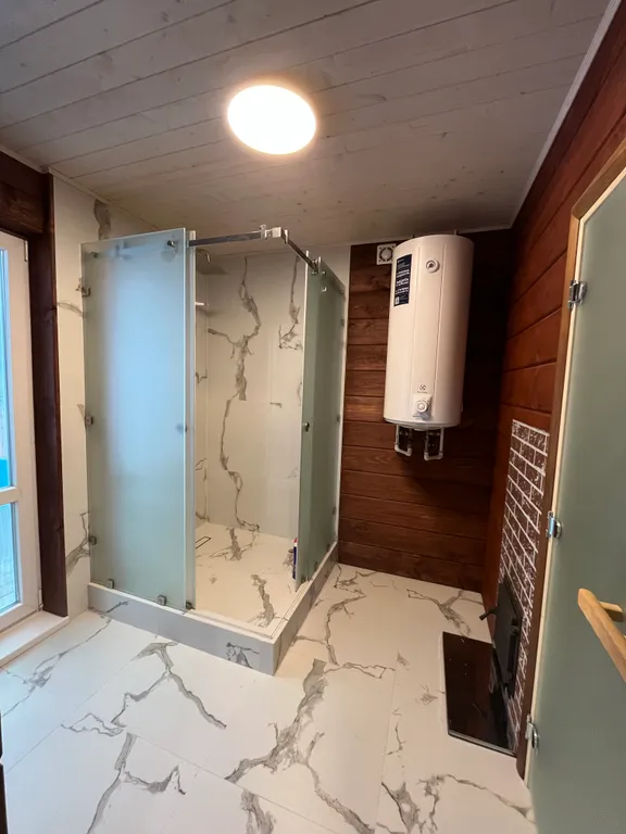 Дом-баня на участке 40 соток