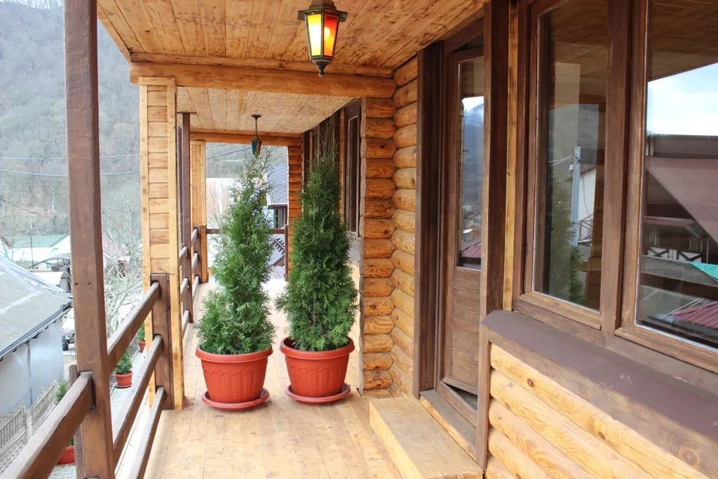 Аутентичный номер standard с балконом, видом на горы, с ванной, №2