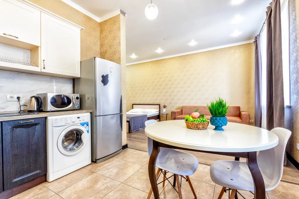 Квартира-студия с современным дизайном