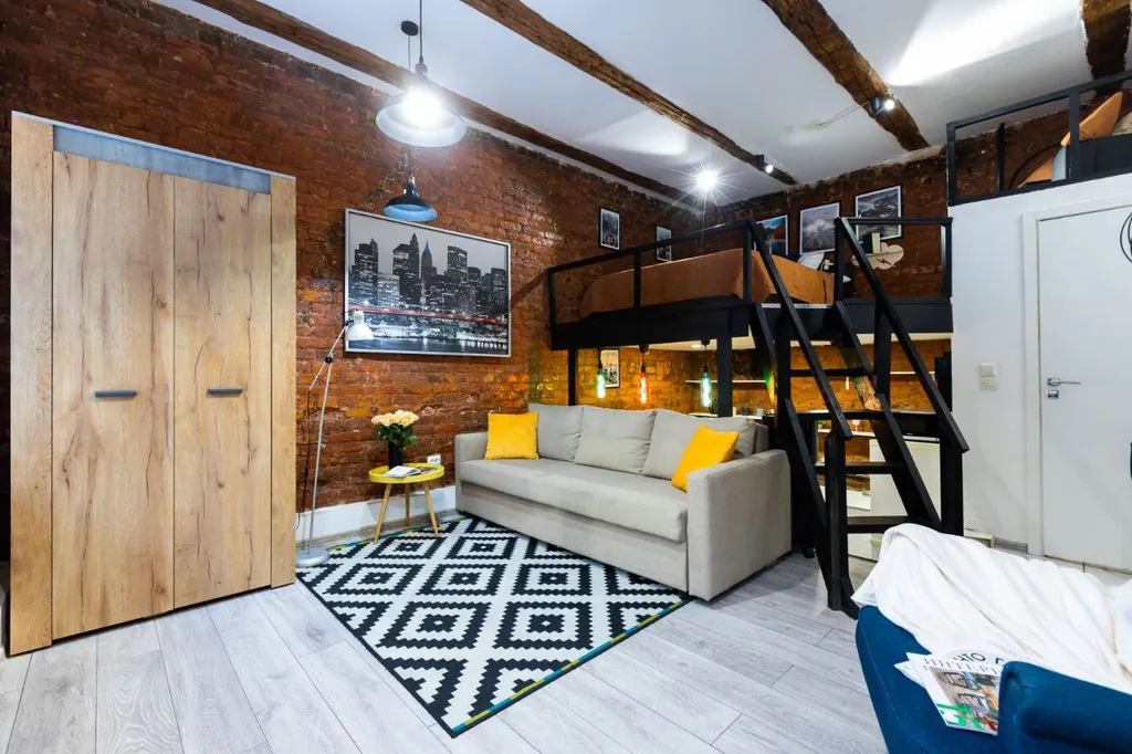 2уровневая стильная квартира