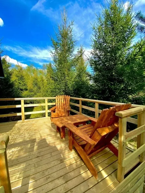 Коттедж Коттедж Шале у Леса — Луга