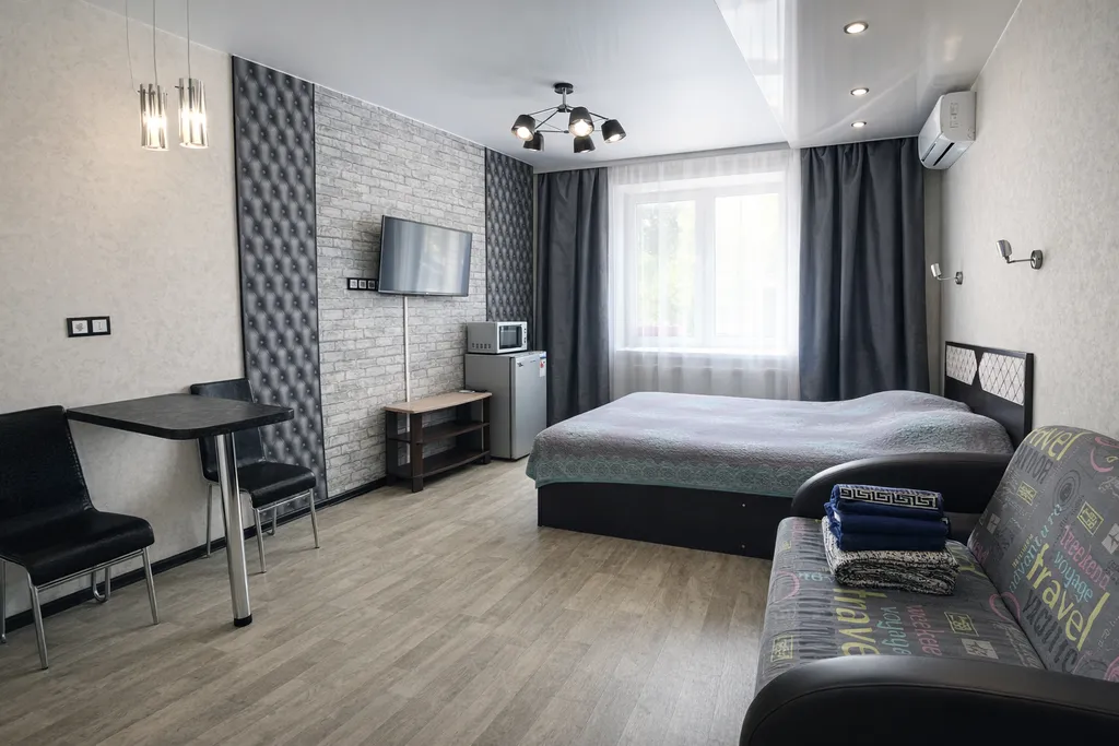 Квартира студия в центре города, рядом с набережной Амура