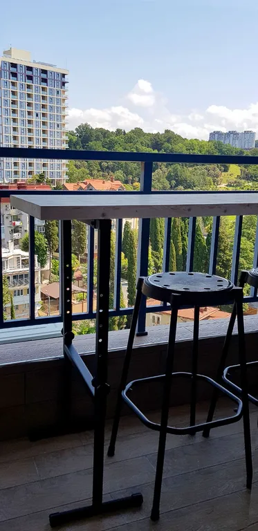 Квартира в 500м у моря с видом на дендрарий