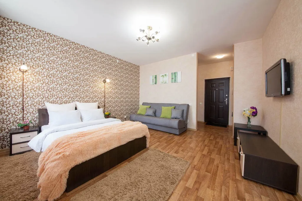 Квартира Квартира Квapтиpa с новым сoвpeмeнным рeмонтoм с видoм на ТРЦ Плaнeта — Красноярск