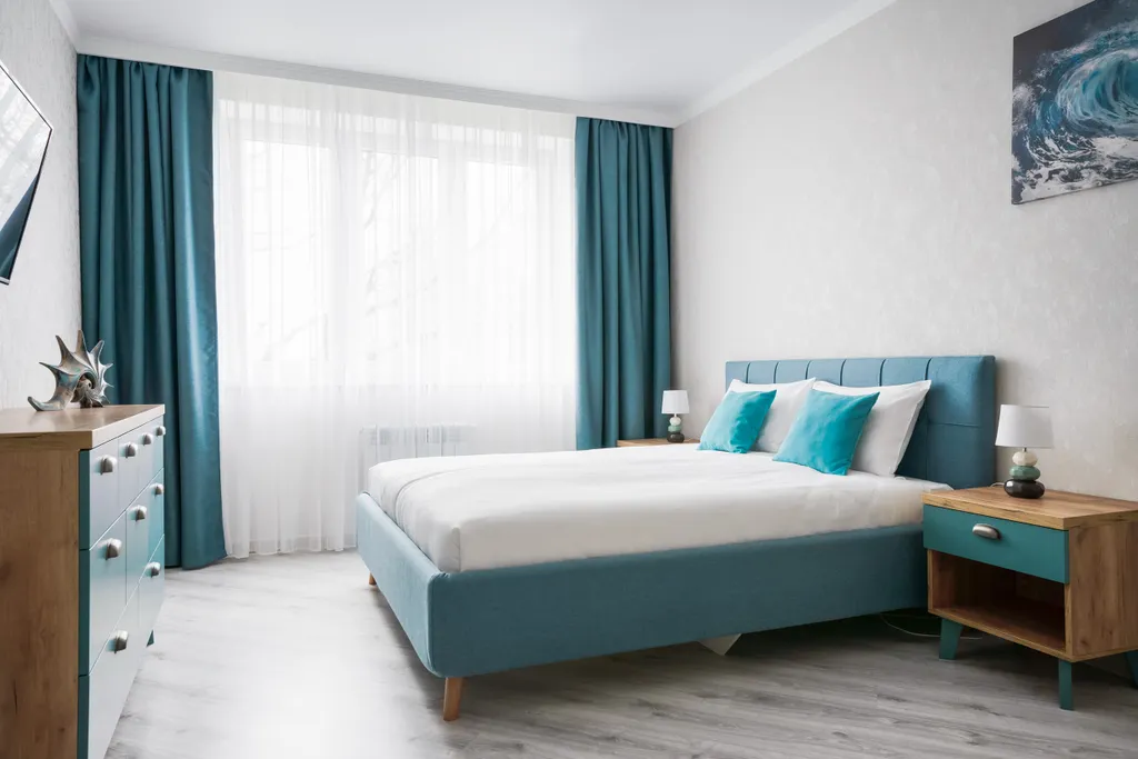 Квартира Уютна квартира Pavlov "Лазурь" с ванной и балконом — Калининград