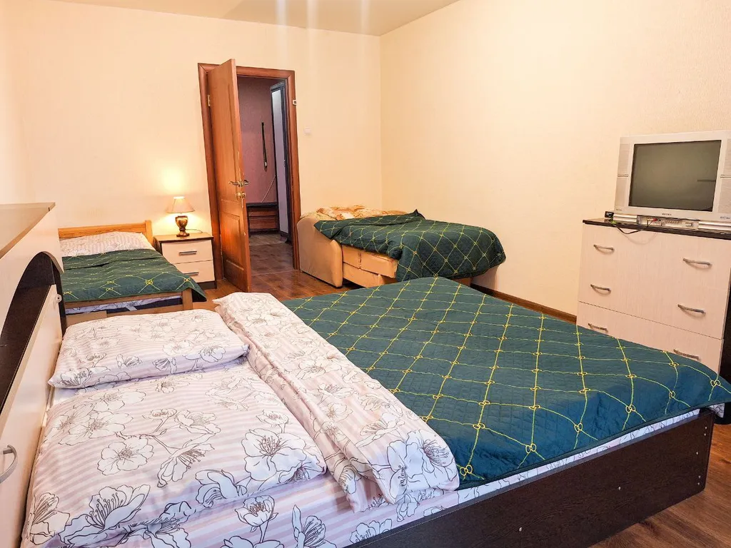 Уютная и просторная двухкомнатная квартира с заселением до 7 человек