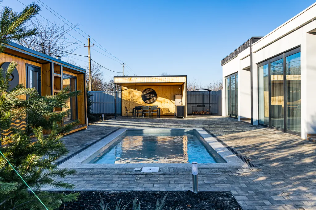 Уютный дом с подогреваемым бассейном