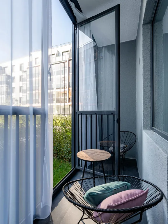 Квартира Квартира Яркая студия — Санкт-Петербург