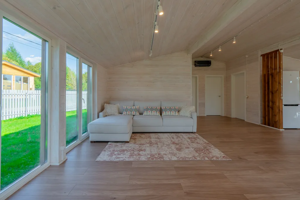 Светлый дом с панорамной гостиной