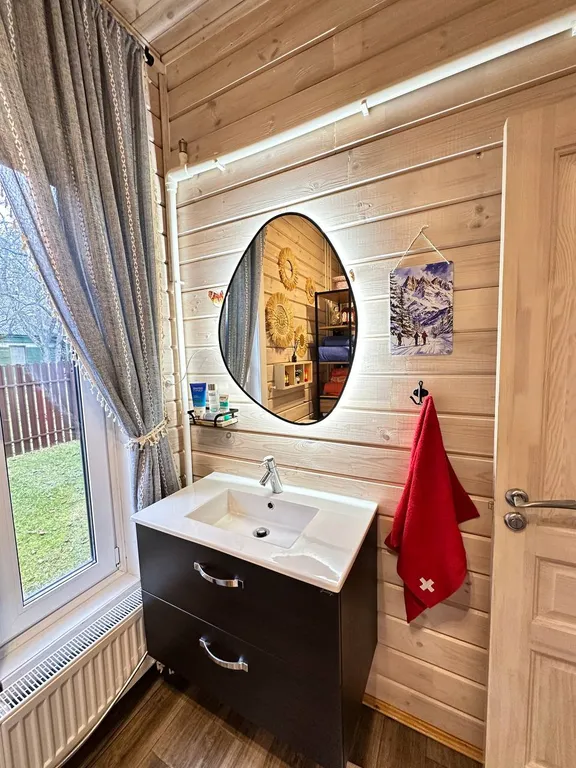 Русская усадьба с баней со швейцарским флёром