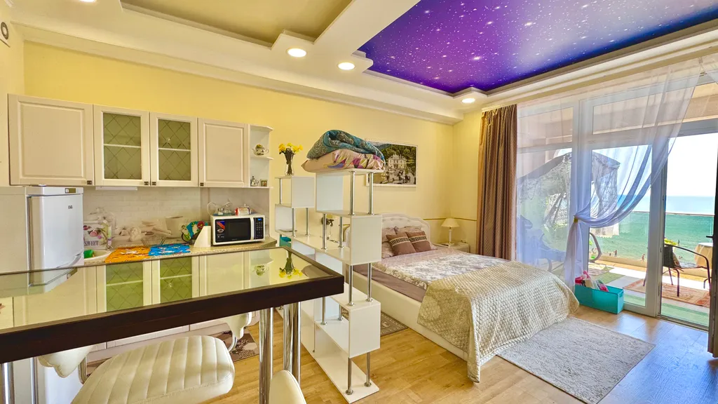 Апартамент с видом на море и звездным потолком Калифорникейшен