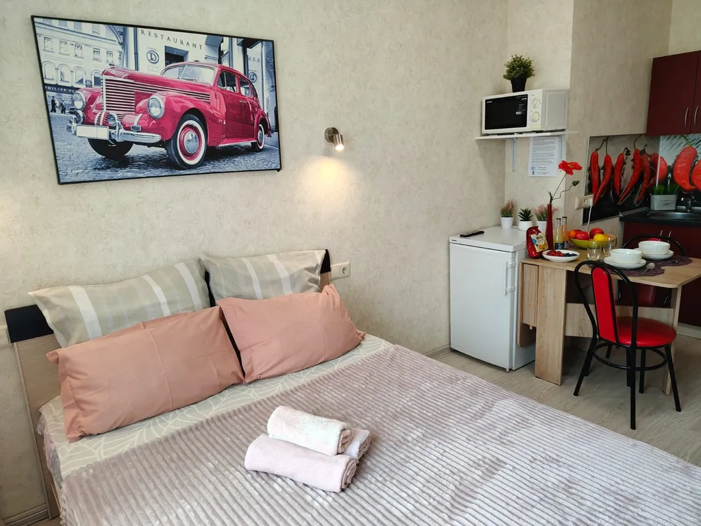 Отличная 2-ух комнатная квартира в новом районе с лоджией — аренда посуточно в Голубое