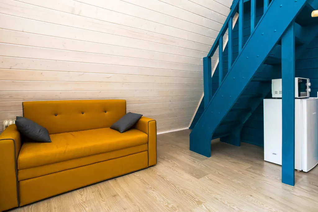 Уютный домик в нацпарке для 2-4 человек в лесу на берегу реки Пра