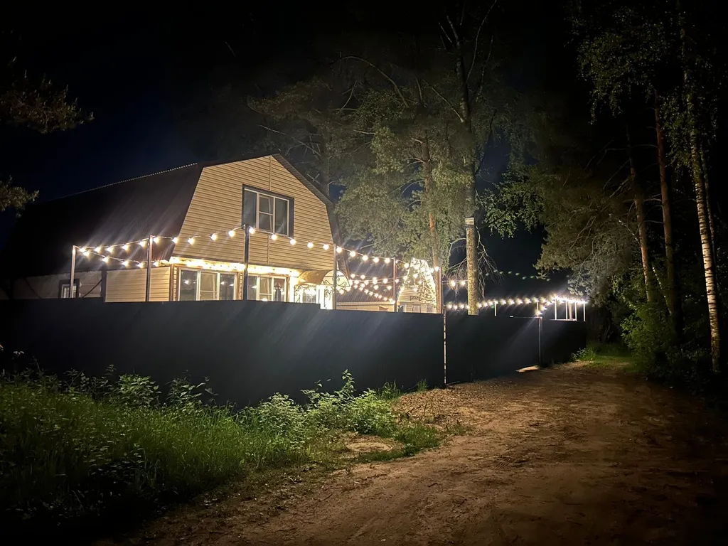 Большой дом в лесу с баней, чаном и сап бордами – для отдыха и праздника