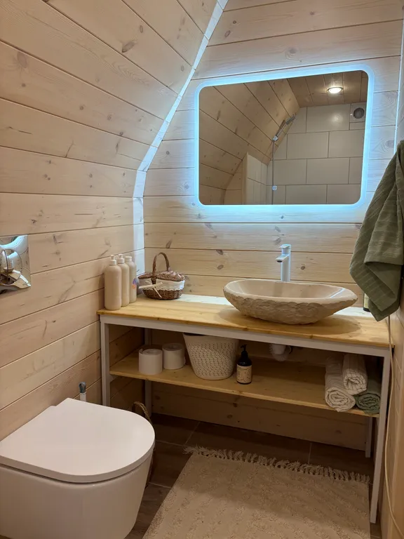 Уютный домик с банным чаном