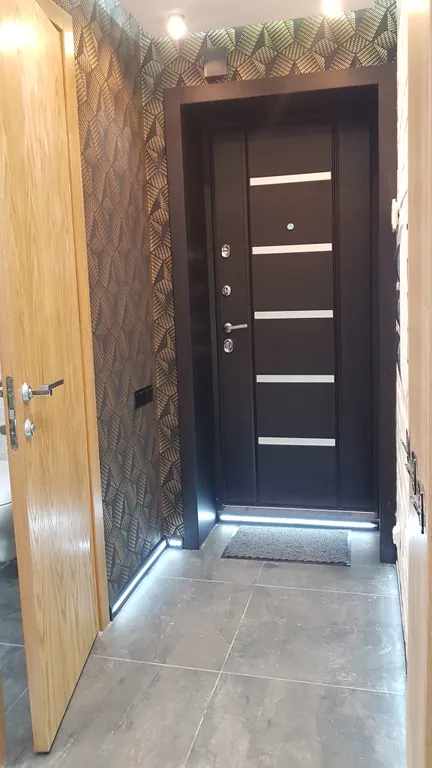 Студия с дизайнерским ремонтом