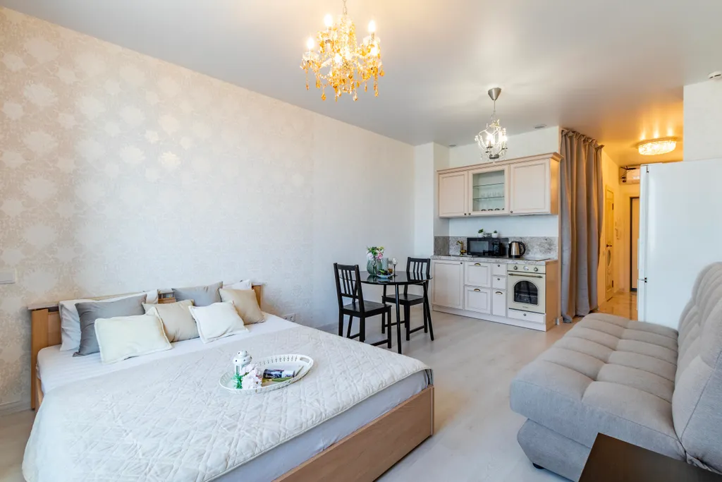 Апартамент в стиле прованс с шикарным видом на город