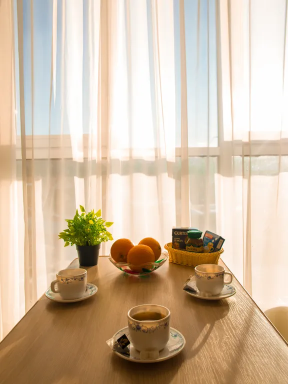 Светлая квартира с панорамными окнами в 10 минутах от парка в центре