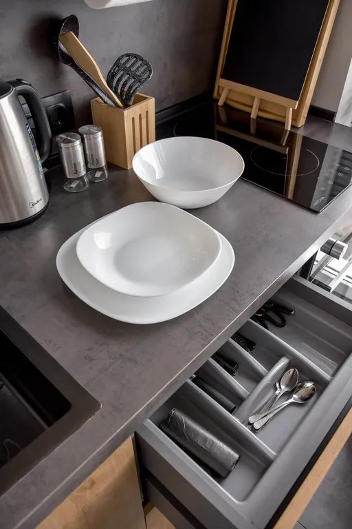 Шикарная студия Olga Boykova в стиле скандинавский лофт