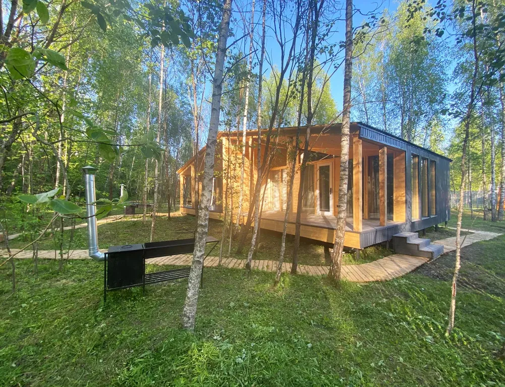 Дом O'Pushka space в березовом лесу