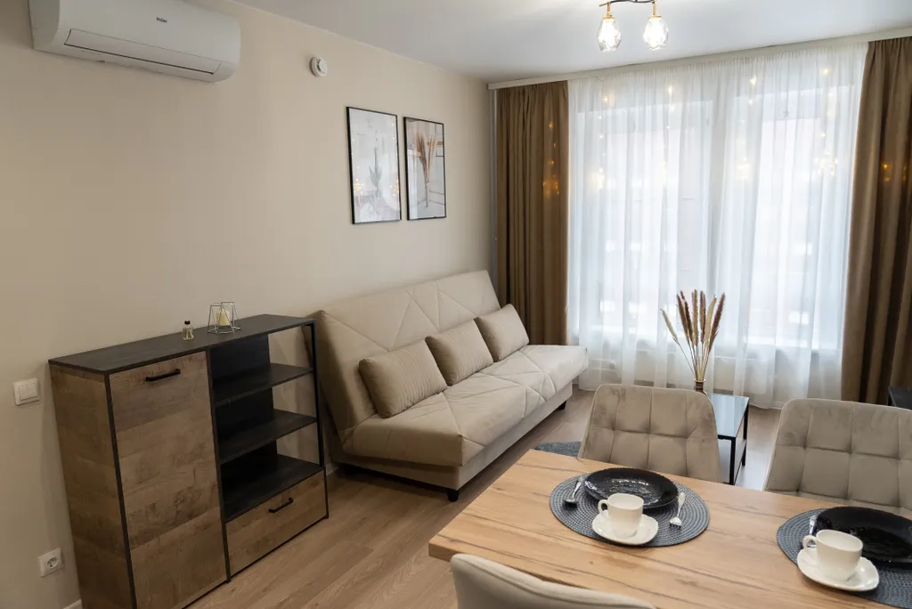 Комфортная евро 2-комнатная квартира у метро