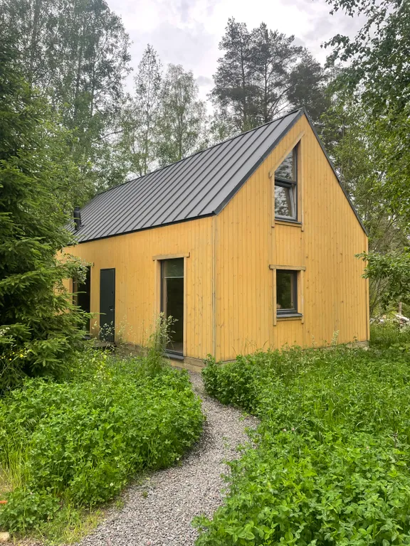 Уютный дом с купелью и камином Лесное Вдохновение