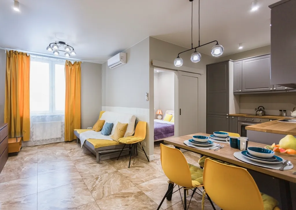 2комнатная квартира для 4 гостей около метро Павшино